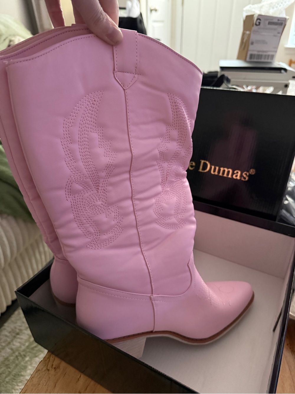 NEW Pierre Dumas Pink Western Boots - Women Size 11